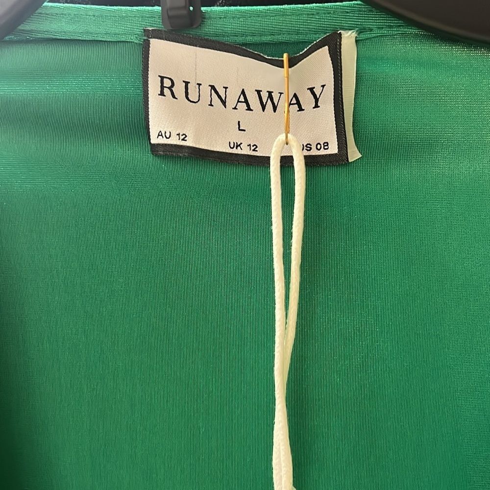 Runaway Kelly Green, long sleeve dress - Picture 10 of 10